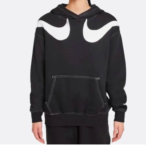 Nike Tops - Nike - Women - GX Swoosh Pullover Hoodie - Black S